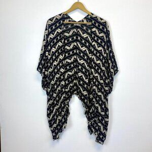 Urban Outfitters Ecote Geometric Print Kimono Shawl